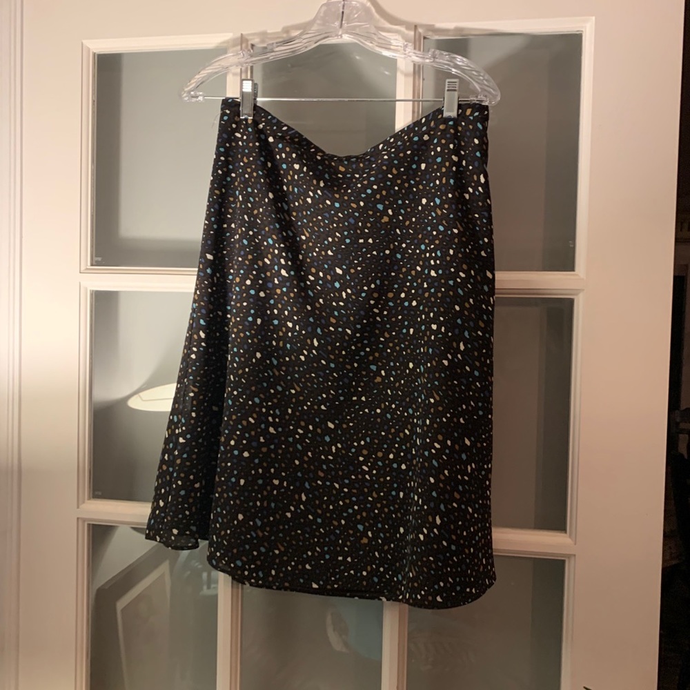 Black confetti skirt